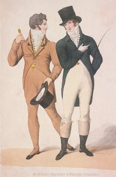 Robes de marche et de promenade du matin, vers 1810 - W Read