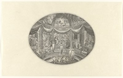 Représentation allégorique des actes des Apôtres - W. Roosing