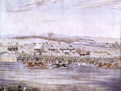 Réunion de course à Petersham - W. Scott