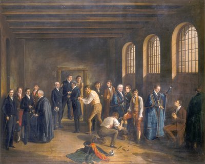 Prison de Newgate le matin de l