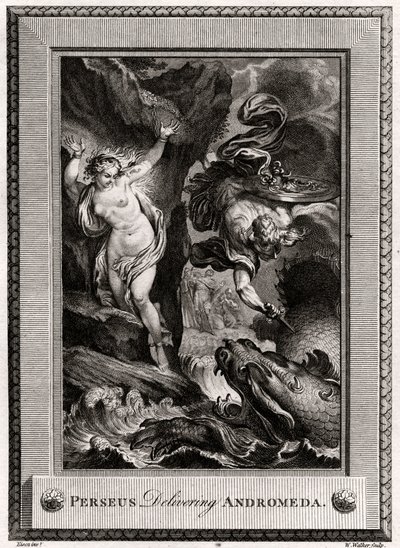 Persée délivrant Andromède, 1775 - W. Walker