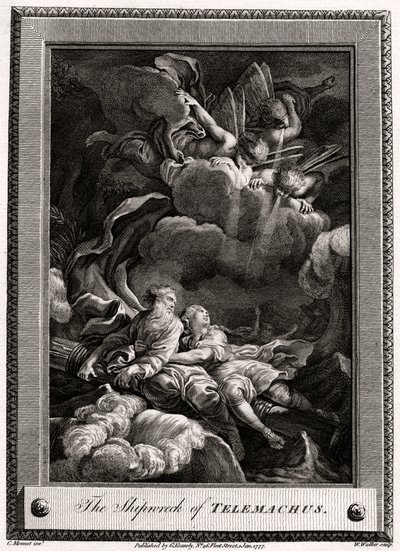 Le naufrage de Télémaque, 1777 - W. Walker