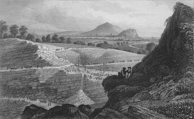 Les Carrières de pierre, Craigleith, près d