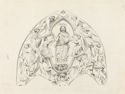 Jugement dernier, cathédrale de Lincoln - W. Walton after John Flaxman
