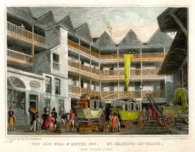 Le vieux Bull and Mouth Inn, St Martin