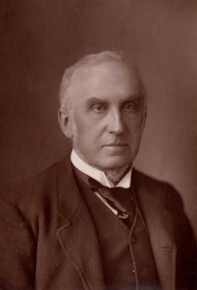 Charles Russell, premier Baron Russell de Killowen (1832-1900) avocat anglais. Lord Chief Justice d