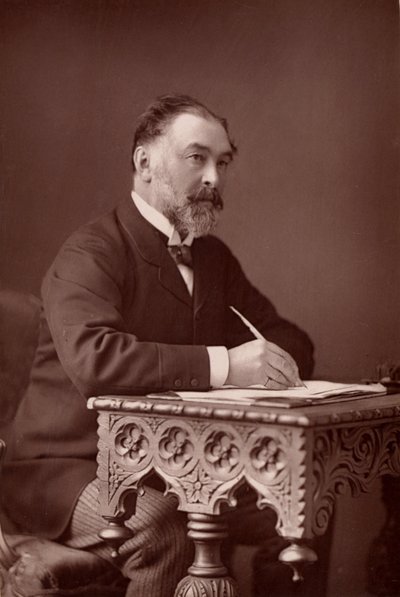 Frederick Harrison (1831-1923) juriste anglais et philosophe positiviste. - W. and D. (after) Downey