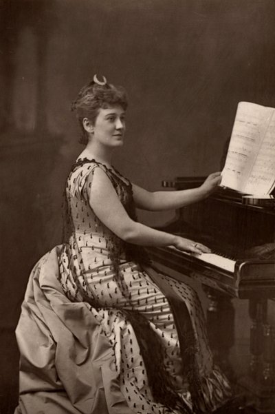 Madame Nordica (Lilian Norton) (1857-1914) soprano américaine - W. and D. (after) Downey