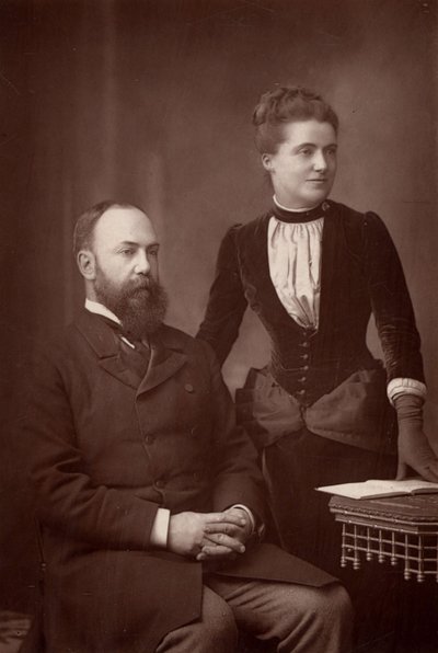 Charles et Emilia Wentworth Dilke (photo n/b) - W. and D. Downey