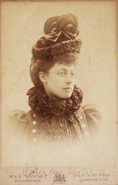 La princesse Victoria du Pays de Galles, fin du XIXe siècle - W. and D. Downey