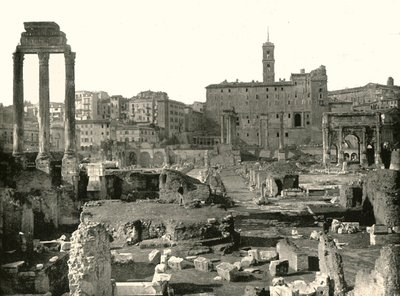 Vue générale du Forum, Rome, Italie, 1895 - W and S Ltd