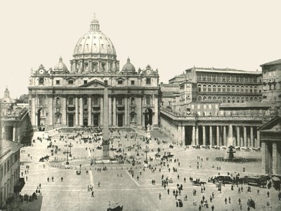 Basilique Saint-Pierre et le Vatican, Rome, Italie, 1895 - W and S Ltd