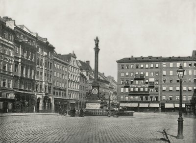 La Karolinenplatz, Munich, Allemagne, 1895 - W and S Ltd