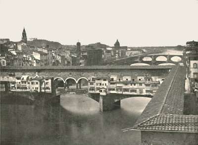 Le Ponte Vecchio, Florence, Italie, 1895 - W and S Ltd