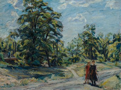 Paysage avec arbres - Waldemar Rosler