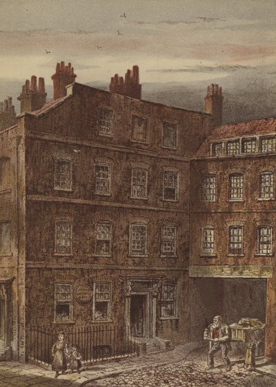 Maison du Dr Johnson, Gough Square, Fleet Street - Waldo Sargeant