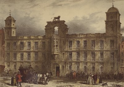 Northumberland House, Strand (chromolitho) - Waldo Sargeant