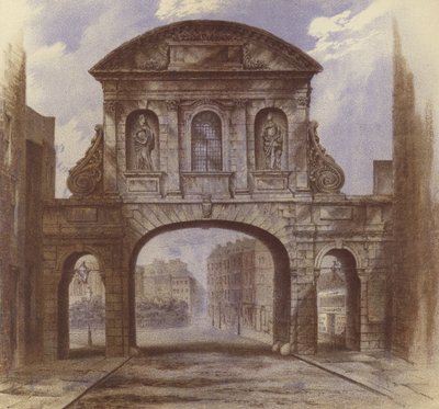 Temple Bar, Fleet Street - Waldo Sargeant
