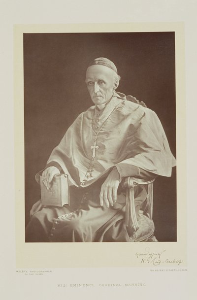 Portrait du cardinal Henry Edward Manning (1808-92) - Walery Rzewuski