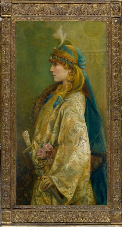 Portrait de Sarah Bernhardt en Roxanna dans "Adrienne Lecouvreur" - Walford Graham Robertson