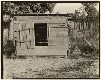 Poulailler de la ferme de Floyd Burroughs, comté de Hale, Alabama - Walker Evans