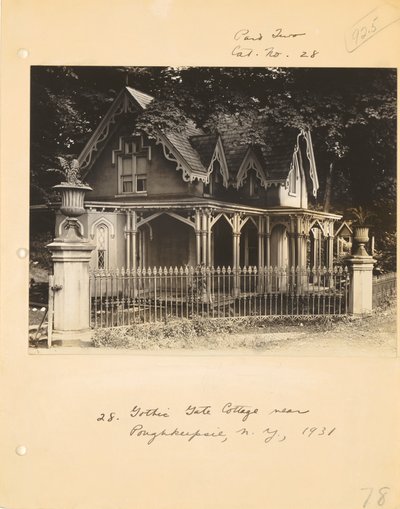 [Cottage gothique près de Poughkeepsie, New York] - Walker Evans