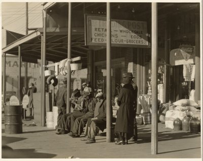 Scène de trottoir, Selma, Alabama - Walker Evans