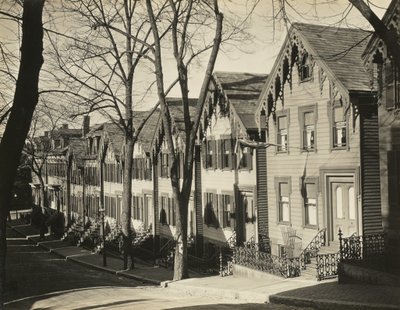 South Boston Street / Maisons en bois, Boston - Walker Evans