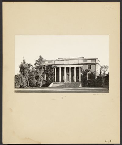 [Wheaton College : The Library (1923)] - Walker Evans
