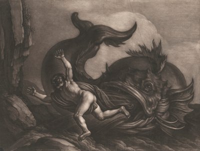 Jonas échappant de la bouche de la baleine - Wallerant Vaillant