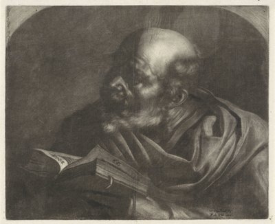 Homme chauve (Geleerden of filosofen) - Wallerant Vaillant