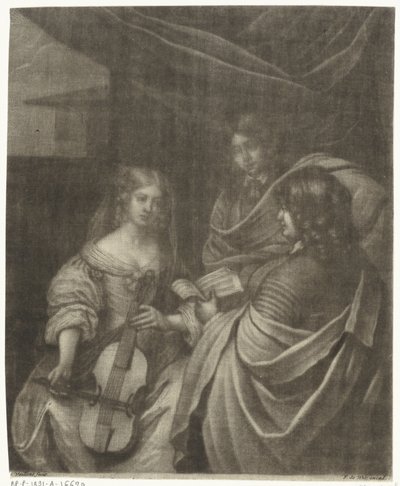 Fille avec un violoncelle - Wallerant Vaillant