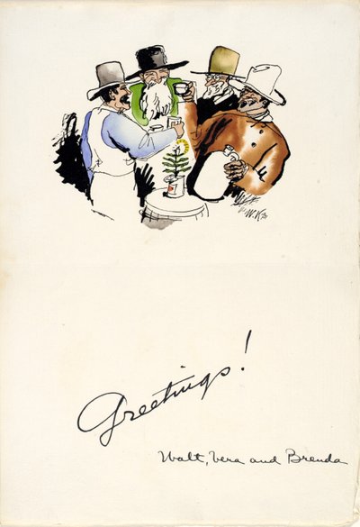 Vœux de Noël 1931 - Walt Kuhn