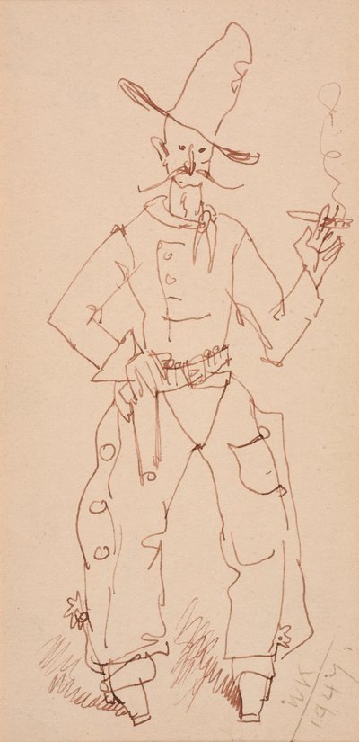 Cow-boy fumeur - Walt Kuhn