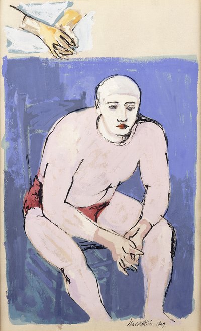 Clown assis - Walt Kuhn