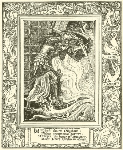 De la Reine des Fées de Spenser - Walter (after) Crane
