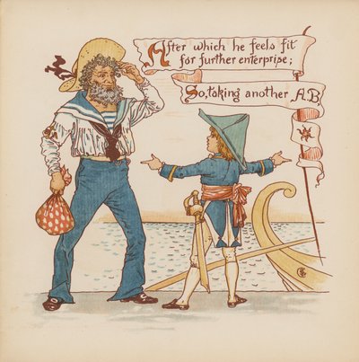 Illustration pour Pothooks and Perseverance de Walter Crane - Walter (after) Crane