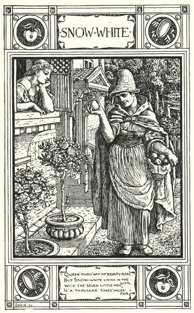 Blanche-Neige (gravure) - Walter (after) Crane