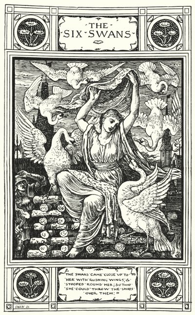 Les Six Cygnes - Walter (after) Crane