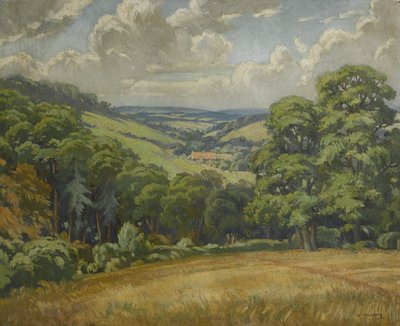 Paysage du Devon, près de Widdecombe Moor, c.1949 - Walter Ashworth