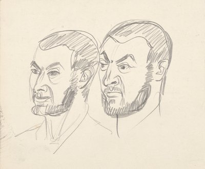 Deux études de portrait - Walter Barwig