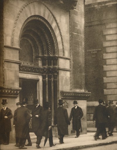 Un Aperçu de Lothbury à Midi un Jour de Semaine, vers 1935 - Walter Benington
