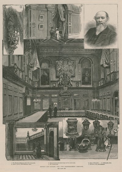 Guildes de la ville de Londres : La Compagnie des Merciers (gravure) - Walter Bothams