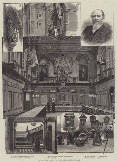 Guildes de la ville de Londres, la compagnie des merceries - Walter Bothams