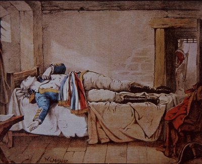 Theobald Wolfe Tone, membre fondateur de la Société des Irlandais Unis, se suicide plutôt que d