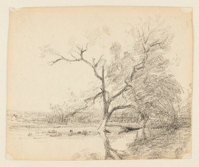 Esquisse de paysage - Walter Clark