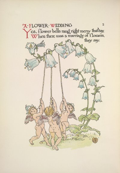 Un mariage de fleurs - Walter Crane