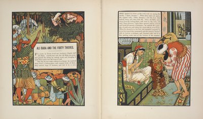 Ali Baba et les Quarante Voleurs - Walter Crane