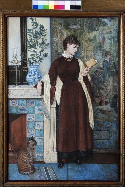 À la maison : Un portrait - Walter Crane