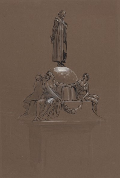 Conception pour un mémorial de Shakespeare - Walter Crane